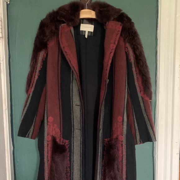 BCBGMAXAZRIA Runway Jaegar Fur Coat $4498.00